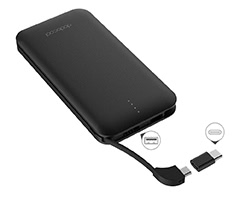 Ultra Slim 10000 mAh Aluminum Alloy Dual Output Power Bank