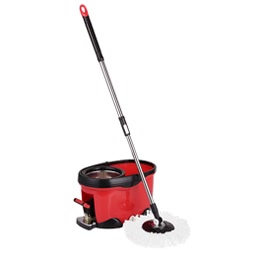 iKayaa 360°Rolling Foot-pedal Spin Mop &amp; Bucket Set