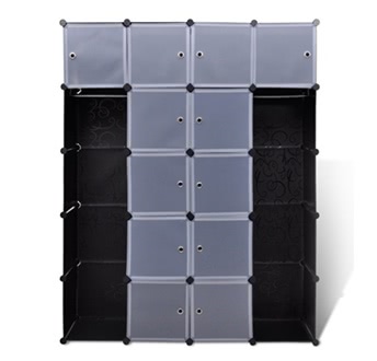 Shelf Cabinet with 20 Compartments
