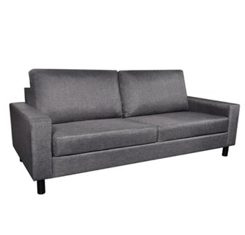 Dark Gray 3-Seater Sofa