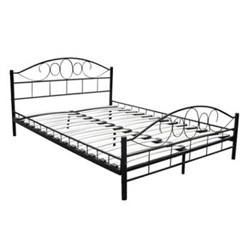 Iron Bed Headboard 180 x 200 with Staves