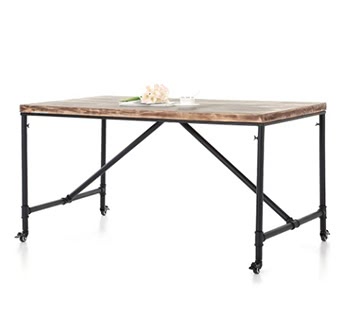 iKayaa Pine Wood Kitchen Dining Coffee Table