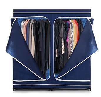 iKayaa Fabric Closet Wardrobe Cabinet