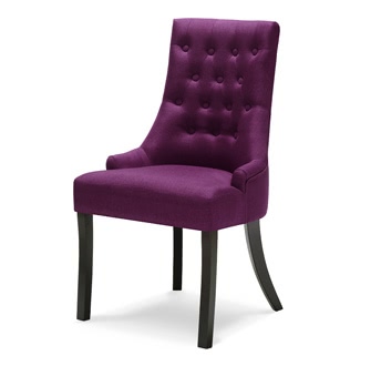iKayaa Accent Linen Fabric Dining Room Chair