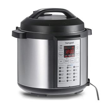 Homgeek 6Qt/1000W Electrical Pressure Rice Cooker
