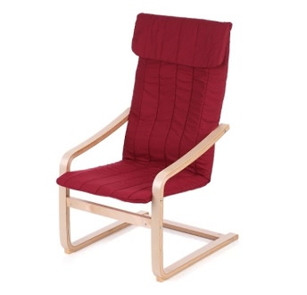iKayaa Contemporary Reclining Bentwood Armchair