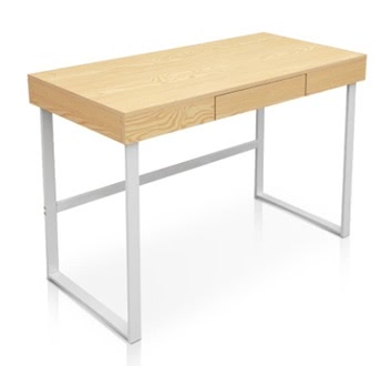 iKayaa Modern Metal Frame Computer Desk Table