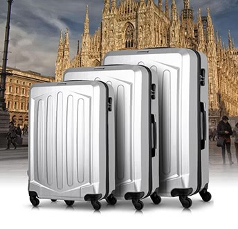 TOMSHOO 3PCS Hard Shell Suitcase Set